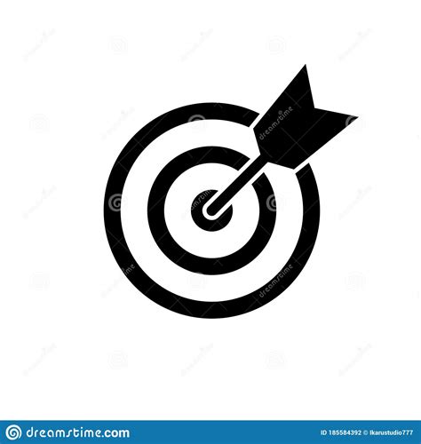 Target Icon Isolated On White Background. Target Vector Icon. Goal Icon. Marketing Target. Aim 