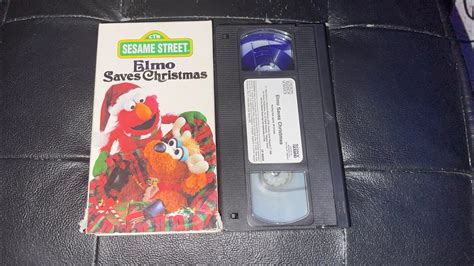 Opening To Sesame Street Elmo Saves Christmas 1996 Vhs Youtube