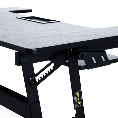 Das innovative denken hinter dem design und der produktion dieser. Sitz-Steh-Schreibtisch Computertisch Erhöhung ...