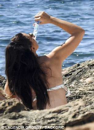 Jessica Wright Flaunts Her Figure In Tropical Print Bikini In Ibiza Daily Mail Online