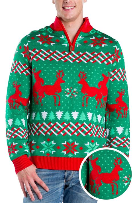 Tipsy Elves Mens Christmas Passion Ugly Christmas Sweater Good Ideal