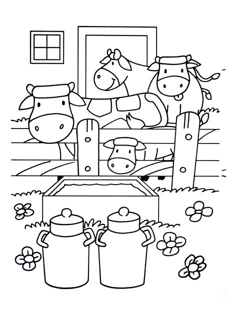 Farm To Print Farm Kids Coloring Pages B5c