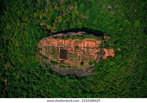 Aerial View Sigiriya Lions Rock Rock Stock Photo 2152188429 Shutterstock