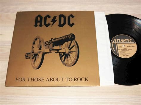 ac dc acdc lp for those about to rock german press in mint auction details