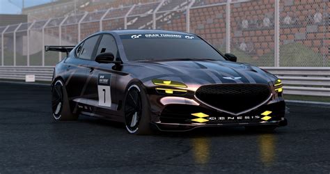Genesis X Concept And G70 Become Race Cars In Gran Turismo Autoevolution