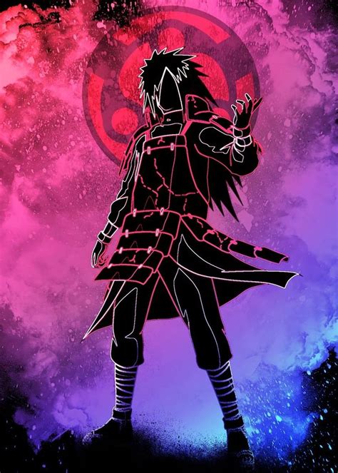 Soul Of The Ninja Ghost Poster By Donnie Displate Manga Naruto