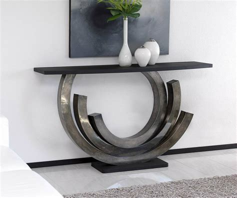 The slim 13 deep console table is at home in an entryway, a hallway, or behind a sofa and perfect for small spaces. Modern Console Tables for Contemporary Interiors - Covet Edition