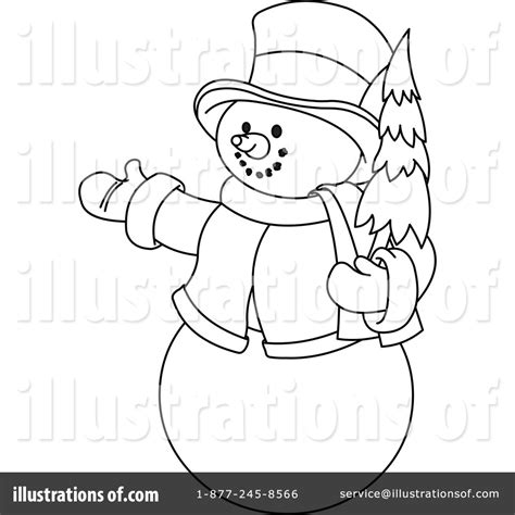 Snowflake black and white clipart snowman. Snowman Clipart #434537 - Illustration by Pushkin
