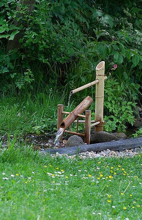 Japanese Bamboo Water Fountain Garden Homemydesign