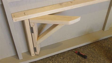 Diy Wall Mounted Folding Workbench