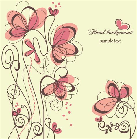 Hand Painted Floral Border Free Vector Download 18541 Free Vector