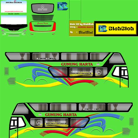 Update terbaru ada livery sdd atau sering kita sebut dengan livery double decker. Livery Bus Simulator Indonesia Shd Gunung Harta - livery truck anti gosip