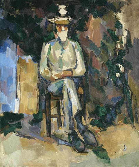 Der Gärtner Vallier · Paul Cézanne · Stiftung Sammlung E G Bührle