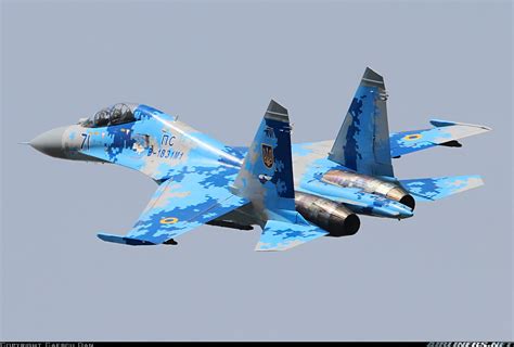 Sukhoi Su 27ub Ukraine Air Force Aviation Photo 4014445