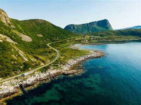Seascape On Vestvagoy Island Lofoten Norway Stock Image Image Of