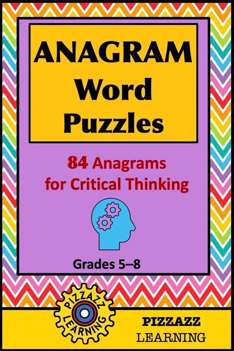 Anagram Word Puzzles Grades 58 Anagram Words Word Puzzles