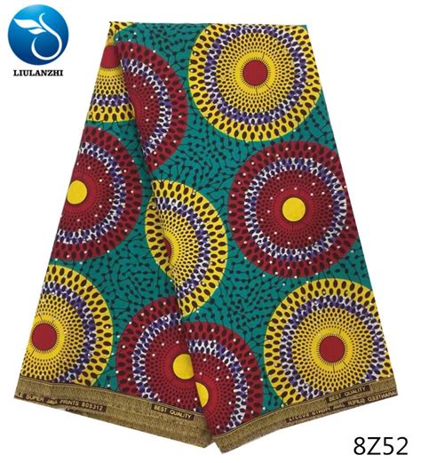 Buy Liulanzhi African Fabric Cotton Fabric Wax African Print Fabric Fashion