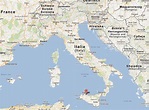 Palermo Map - Italy