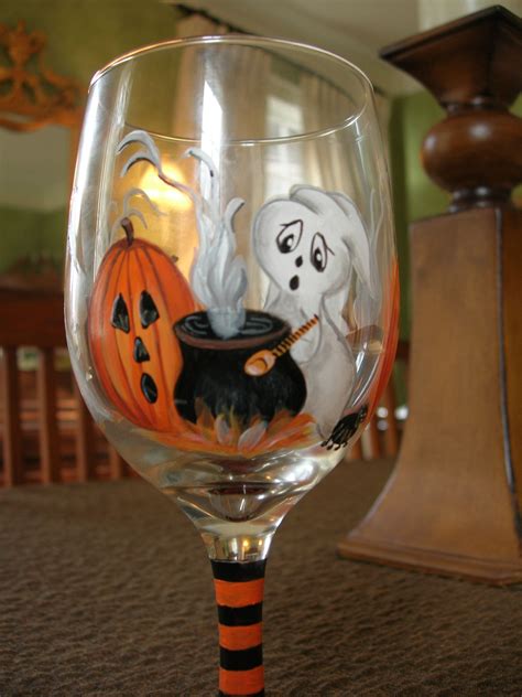 Wine Glasses Halloween Wine Glass Wine Glass Crafts Halloween Wine Glasses