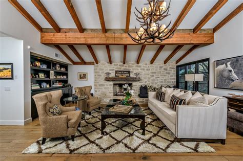 Classy Rustic Living Room Interior With Modern Elements