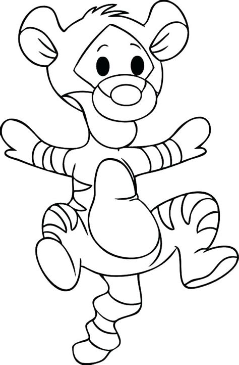 Cartoon Baby Coloring Pages At Free
