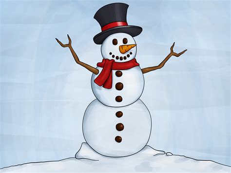 how to draw a snow man draw imagine create