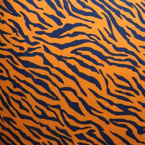 Tiger Stripe Print Twill Fabric Inches Wide From