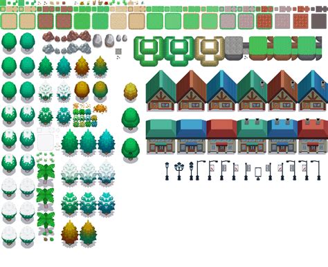 Much like the tiles on your kitchen counter or bathroom, tiles in a game are uniformly sized pieces of land that conform to a grid. Public Tileset | Pixel art pokemon, Cool pixel art, Pixel ...