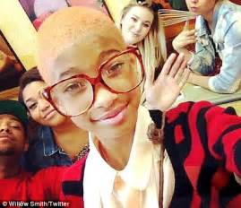 Willow Smith Dyes Her Blonde Buzz Cut Bright Green As She Undergoes Her