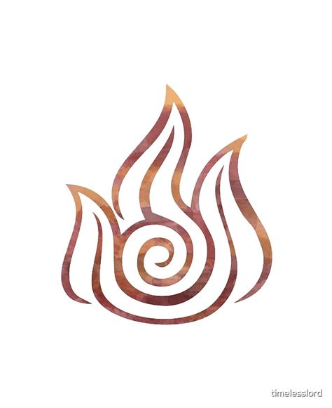 Avatar The Last Airbender Fire Nation Symbol Spiral Notebook For Sale