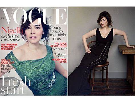 nigella lawson goes without makeup on vogue cover this is what a real woman looks like curvy