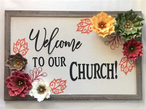 Welcome To Our Church Bulletin Board Set For Church Sanctuary Etsy Canada