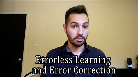Aba Therapy Errorless Learning And Error Correction Youtube