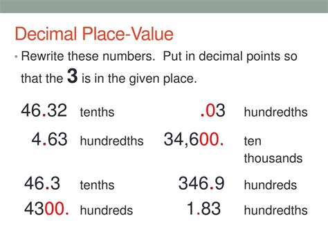 Ppt Decimals Powerpoint Presentation Free Download Id8797992