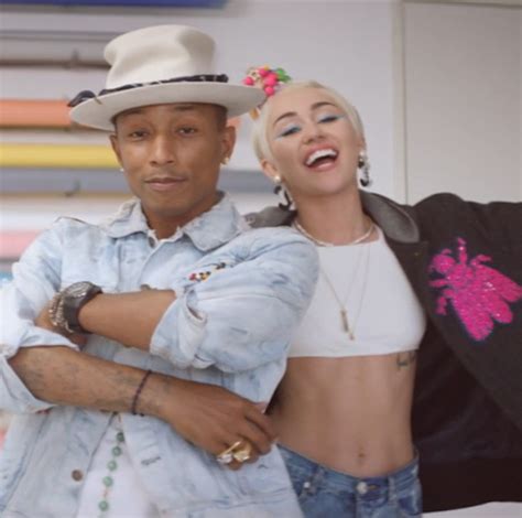 watch pharrell releases come get it bae video featuring miley cyrus