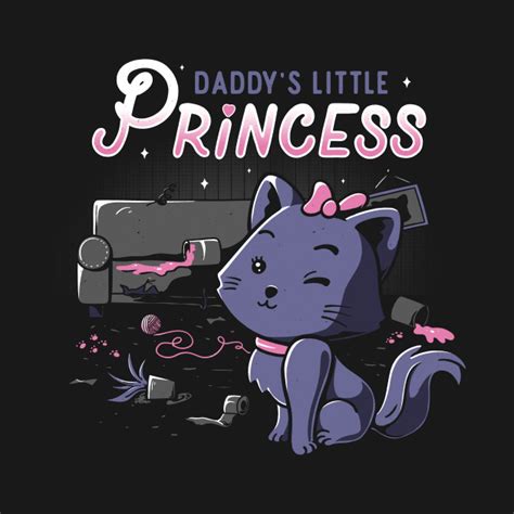 daddy s little princess catshirt t shirt teepublic