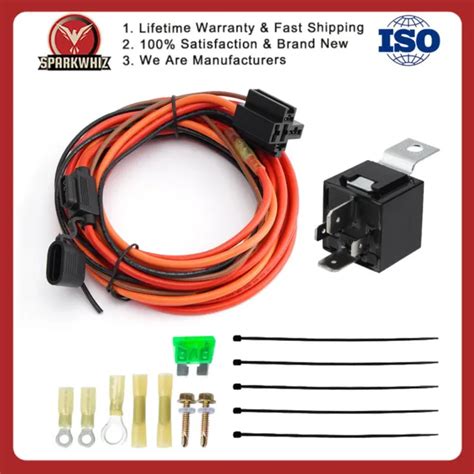 New Electric Fuel Pump Relay Kit Fuel Pump Wiring Harness Kit 12v P N