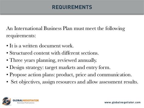 International Business Plan