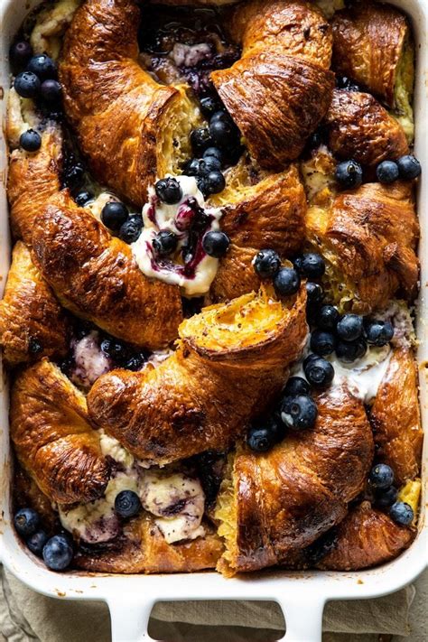 Maybe you would like to learn more about one of these? Berry and Cream Cheese Croissant French Toast Bake. - Half ...