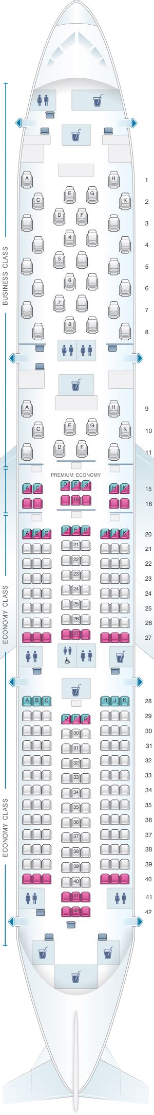 Seat Map Ana All Nippon Airways Boeing B787 9 246pax Seatmaestro
