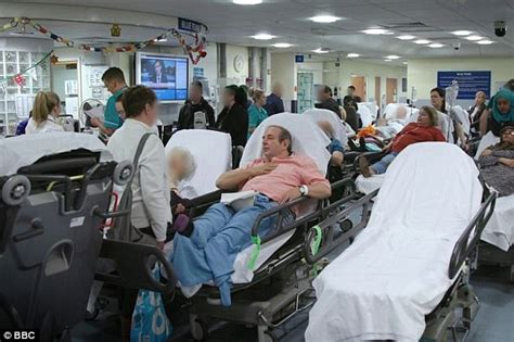 Pictures Show Overcrowded Aande Department At Peak Of Nhs Winter Crisis