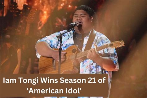 Iam Tongi Wins Season 21 Of American Idol United Fact