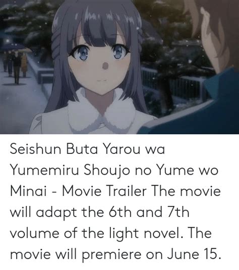 Submissions must be related to seishun buta yarou series. Seishun Buta Yarou Wa Yumemiru Shoujo No Yume Wo Minai ...