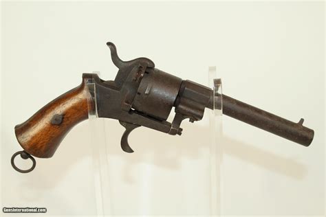 Antique Belgian Pinfire Revolver Circa 1860
