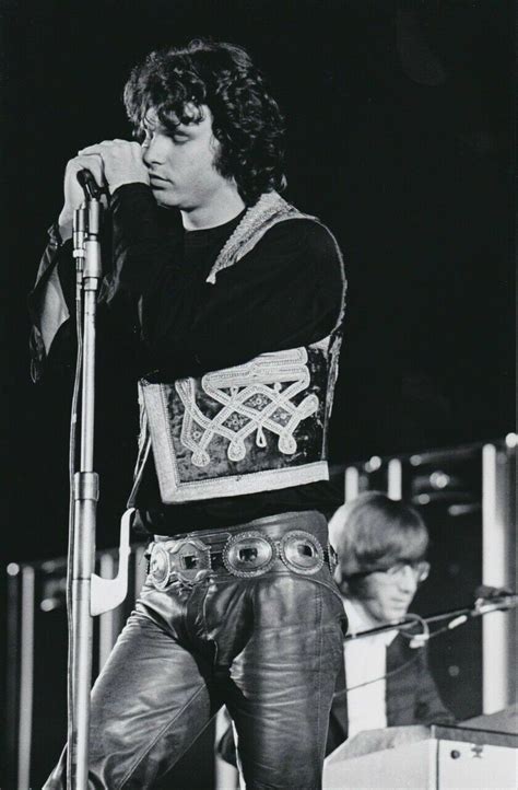 381766 Jim Morrison The Doors Leather Pants Live On Stage Wall Print