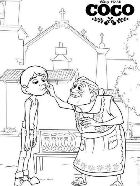 Coco Coloring Pages Miguel Below Is A Collection Of Coco Coloring Page