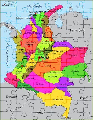 Mapa De Colombia Rompecabezas Del Usuario