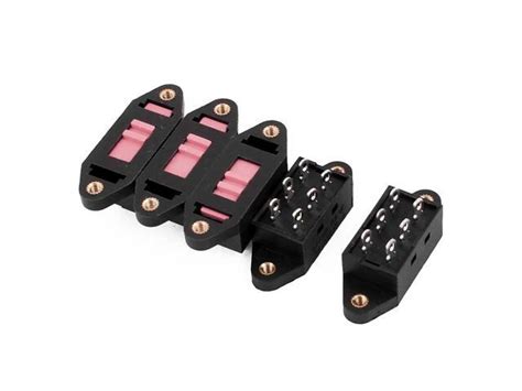 5pcs Ac 110v 220v 6 Pin Terminals Dpdt Voltage Selector Slide Switch
