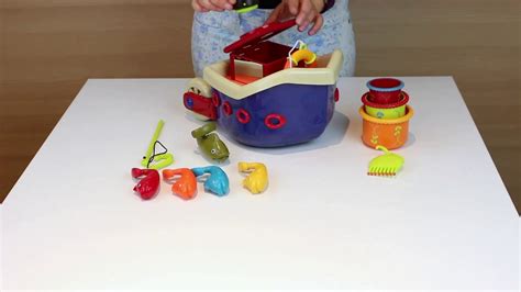B Fish N Splish Boat Bath Toy Smyths Toys Youtube