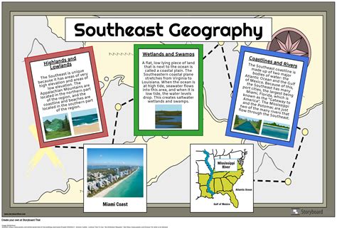 Us Southeast Geography And Cultural Study Guide